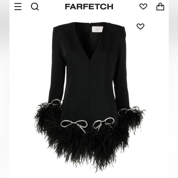 Loulou beautiful bow diamond dress